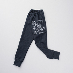 Pantalón frisa Negro - comprar online