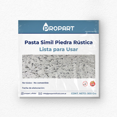 Pasta Simil Piedra Rustica x 500 x 6 Unidades - comprar online