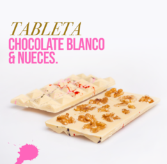 Tableta Nuez con Chocolate Blanco
