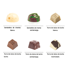 Creá tu caja - Bombones de Chocolate Belga - Hedonist Chocolate