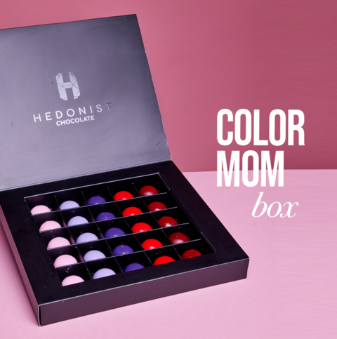 Color Mom Box - Bombones de Chocolate Belga - comprar online