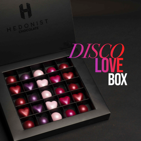 Disco Love Box - Bombones de Chocolate Belga