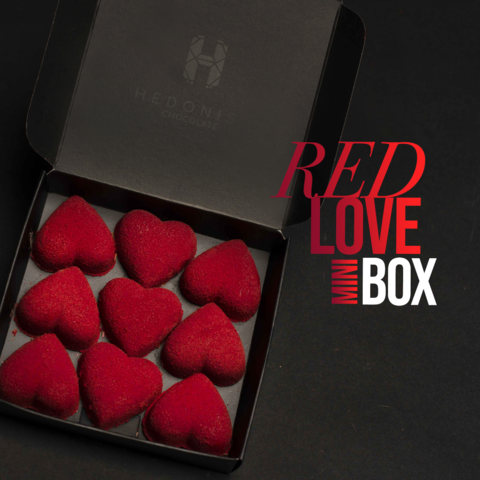 Mini Red Love con Bombones de Chocolate Belga - comprar online