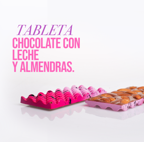 Tableta Almendra con Chocolate Leche