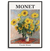 Quadro monet girassol - comprar online