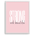 Quadro strong and beautiful - loja online