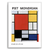 Quadro Piet Mondrian na internet