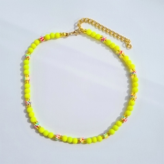 Choker Bolinhas Neon na internet