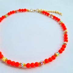 Choker Bolinhas Neon - comprar online