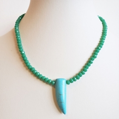 Choker Dente de Sabre - Verde