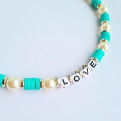 Colar Love - Turquesa - comprar online