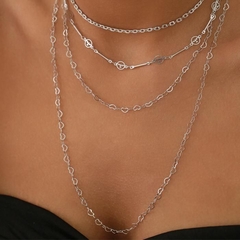 Choker Corrente Elos Mini - Ródio - comprar online