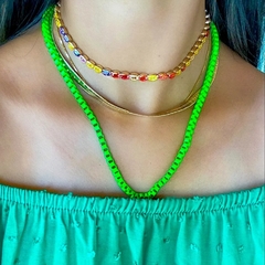 Imagem do Choker Zircônias Coloridas