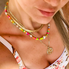 Choker Miçangas Neon - Pérolas - comprar online