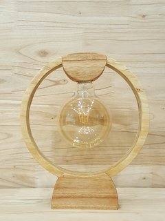 Velador geometrica círculo - Wood Look Argentina 