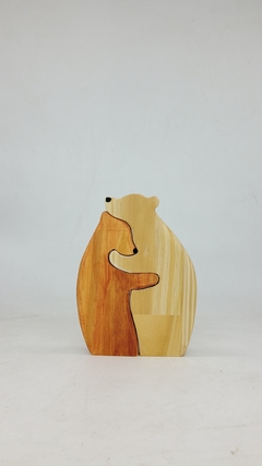 Familia de 2 osos - Wood Look Argentina 