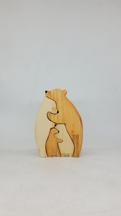 Familia de 4 osos - Wood Look Argentina 