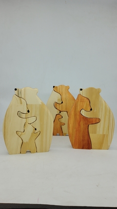Familia de 3 osos - Wood Look Argentina 