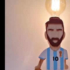 Messi - Wood Look Argentina 