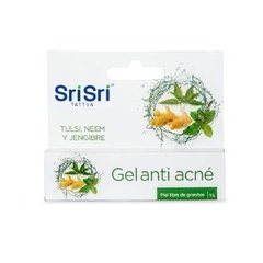 Gel Anti Acné con Tulsi, Neem y Jengibre x 10g Sri Sri Ayurv. - comprar online