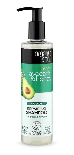 Organic Shop - Shampoo Reparador - PALTA ORGÁNICA Y MIEL