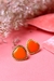 Heart of Gold Earing Orange