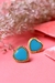 Heart of Gold Earing Blue - buy online