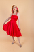 Lovely Dress in Red By Measure