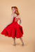 Lovely Dress in Red By Measure - buy online