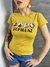 Camiseta Babylook Gorillaz / Yellow Submarine (PsycheArt - Pronta entrega) - loja online