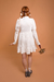 Vestido Sally Off White Sob Medida - Rainbow Pin Up Store