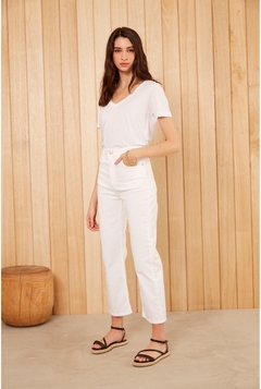 Jean Recto HELENA (blanco) - comprar online