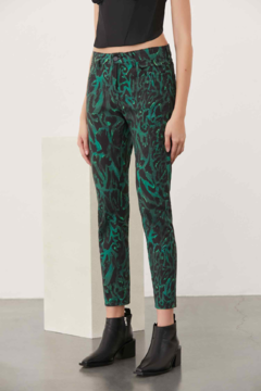Pantalon FOREST PRINT (verde) - comprar online