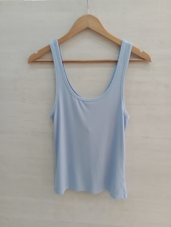 Musculosa All To Well (celeste)