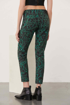 Pantalon FOREST PRINT (verde) - MaryCruz