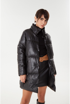 Campera LARGA LESTER (negro) - MaryCruz