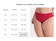 Calcinha Plus Size Alta em Microfibra na Cor Madras, com Frente Dupla e Laterais Largas. - Intimaxx Lingerie Plus Size