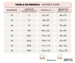 Sutiã Top de Renda com Bojo e Arco - comprar online