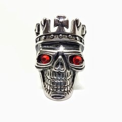 King Skull Anel de Aço - comprar online