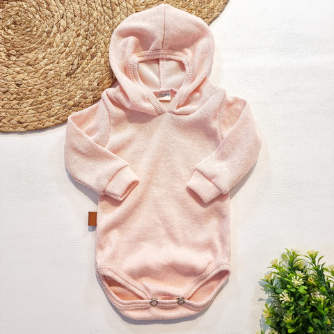 BUZO ESTILO BODY LANILLA rosa bebe (Talle 12-18 meses)