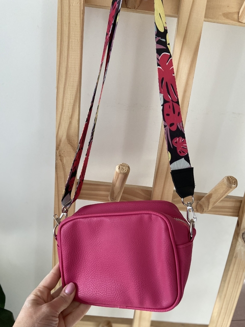 bandolera simple fucsia