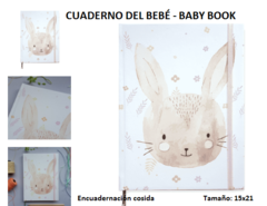 CUADERNO DEL BEBÉ - BABY BOOK - ENCUADERNACIÓN COSIDA