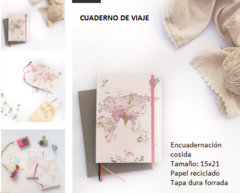 Imagen de CUADERNO DE VIAJE ENCUADERNACIÓN COSIDA