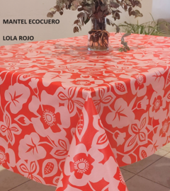 MANTEL DE ECOCUERO REDONDO - 180 CM - comprar online