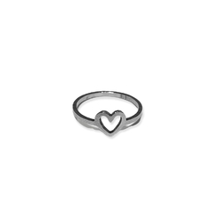 ANILLO HEART DE ACERO QUIRURGICO