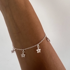 PULSERA STAR SHINE FLY DE PLATA 925 - comprar online