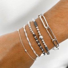 PULSERA ROULOTTE DE PLATA 925 - comprar online