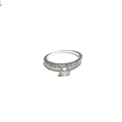 ANILLO CINTILLO CUDA DE PLATA 925