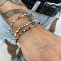 PULSERA PLATA COLORS DE PLATA 925 - comprar online