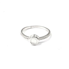 ANILLO SOFT CIRCLE W DE PLATA 925